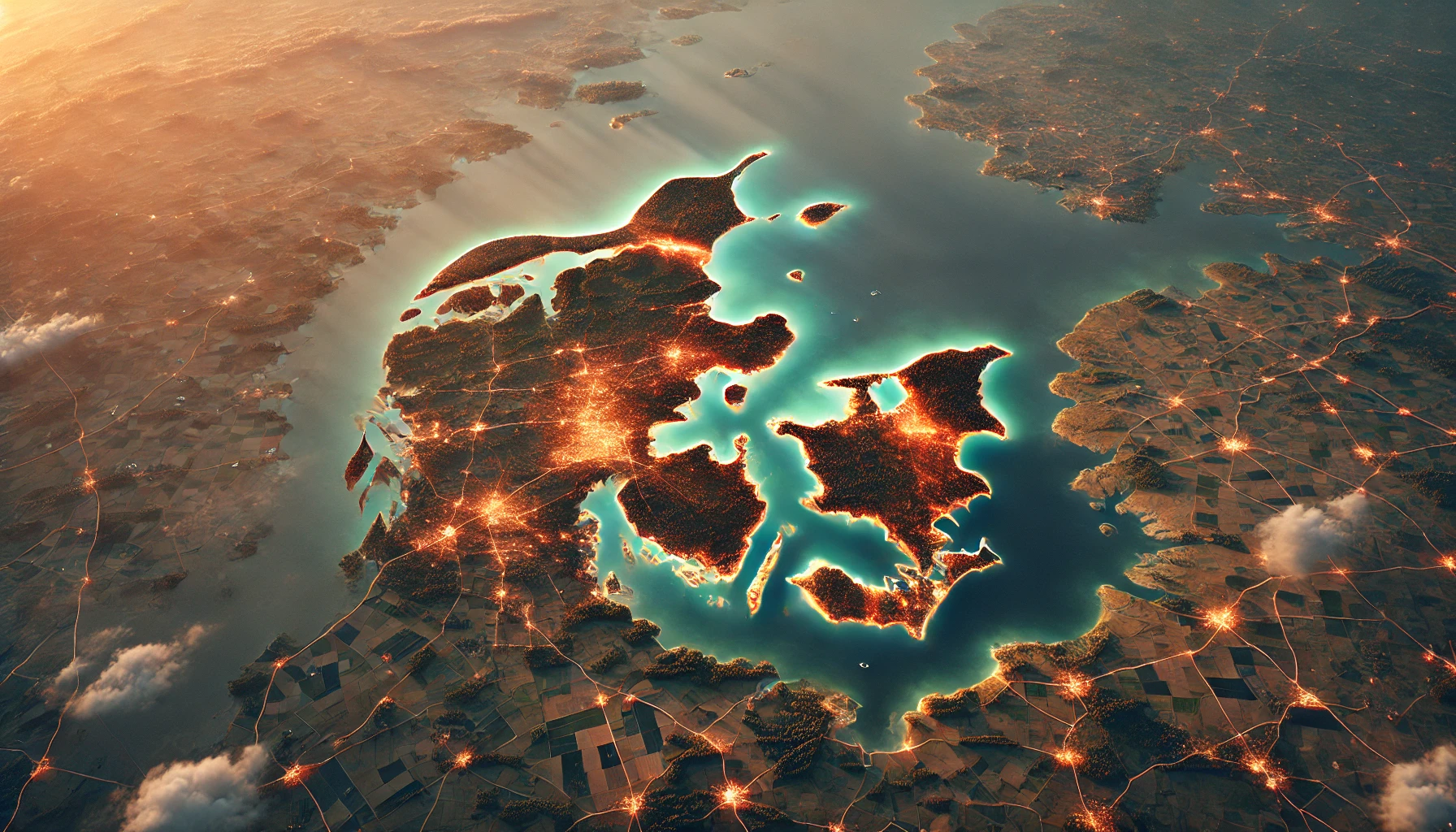 Varme­kort over udbredelse af dieselpest i Danmark