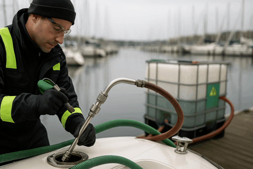 Slamfyldt diesel-prøve med vand-emulsion — dieselpest tegn | RenDiesel